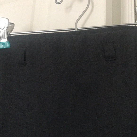 BLACK HIGH WAIST SLIP ON PENCIL SKIRT - Picture 3 of 5